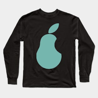 Iconic Pear Brand Green Long Sleeve T-Shirt